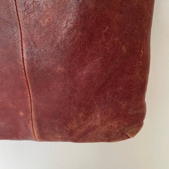 Fossil Long Live Vintage 1954 Brown Leather Crossbody Bag Distressed Leather - Picture 7 of 7